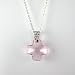 Swarovski Crystal Cross Pendant - Pink