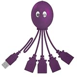 USBHub.2.0USB.4USBConnections.VeryCuteOctopusDesign.(Purple)