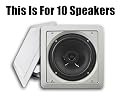 10 Acoustic Audio LC265i10PKG In Wall Home Theater Surround Speakers