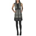 Anna Sui for Target&reg; Herringbone Dress - Black/Beige - (7)