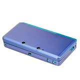 GTMax aluminium métal couvercle étui rigide - bleu pour Nintendo 3DS