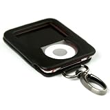 Case-Mate IPN3GDC-PB iPod Nano 3G Cover with Dangle Clip - Phantom Black