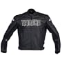 Joe Rocket Nitro Men's Yamaha Leather Street Bike Racing Motorcycle Jacket - Color: Black/Black, Size: 2X-Large