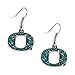 Aminco International Oregon Ducks Glitter Sparkle Dangle J Hook Logo Earring Charm Set