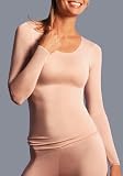 Jockey No Panty Line Promise Warmwear Long Sleeve Scoop Neck Top Plus Size Daywear