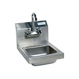 Wall Splash Mount Space Saver 2-Hole Hand Sink