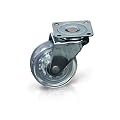 M�belrolle M�belrollen Lenkrolle Transportrolle transparent ohne Bremse � 50 mm 40 Kg