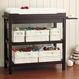 Baby Changers: Baby Espresso Durable Changing Table
