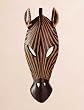 Zebra Mask Wall Plaque