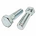 1/4-28 x 6 Hex Head Cap Screws, Steel Grade 5, Zinc Plating (Quantity: 50 pcs) - Fine Thread UNF, Partially Threaded, Length: 6 Inch, Thread Size: 1/4 Inch