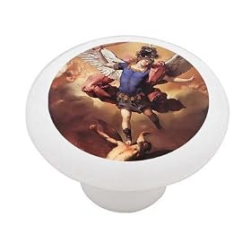 Fallen Angels by Luca Decorative High Gloss Ceramic Drawer Knob