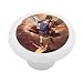 Fallen Angels by Luca Decorative High Gloss Ceramic Drawer Knob