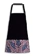 Style AFG200 Three Pocket American Flag Bib Apron - Made in USA