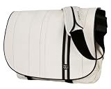 Crumpler - Ugly Divorce - Sacoche en cuir pour Ordinateur Portable 15" - Blanc/Noir