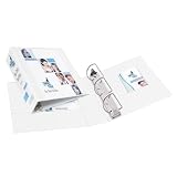 Avery Durable View Binder with 3-Inch Slant Ring, Holds 8.5 x 11-Inch Paper, White, 1 Binder (17042)