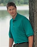 Tri-Mountain Men's big and tall Pique Pocketed Polo Golf Shirt. 106