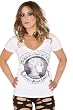 Se7en Deadly Ladies Seven Deadly Sins Elixers V Neck White T shirt