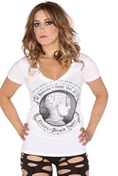 Se7en Deadly Ladies Seven Deadly Sins Elixers V Neck White T shirt