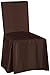 SALLY TEXTILES Jenny Chair Cover, Chocolate