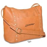 NHL Atlanta Thrashers Pangea Black Leather Women's Mini Top Zip Handbag
