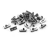 uxcell スライドスイッチ　垂直　ミニチュア　SMT SMD　On/Off 　2ポジション　1P2T SPDT　30個入り
