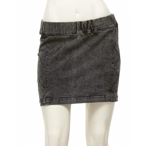 Buy 2b Denim Diamond Stitched Mini Skirt by bebe