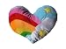 Rainbow Heart Pillow - Cloud and Stars