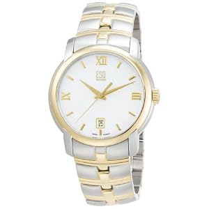 ESQ by Movado Men's MUSE Two-Tone Stainless Steel Bracelet White Dial Watch #07301346