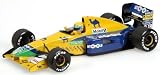 Review Minichamps 100910019 / Benetton Ford B191 (Roberto Moreno 1991) in Blue and Yellow (1:18 scale) Diecast Model Car