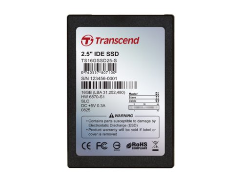 Transcend 16GB SSD, 2.5- Inch, IDE, SLC