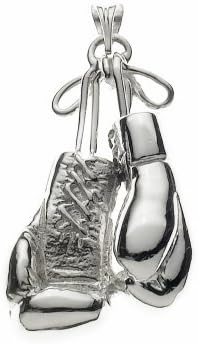 White Trash Charms BGN02S WTC Medium Boxing Gloves Necklace