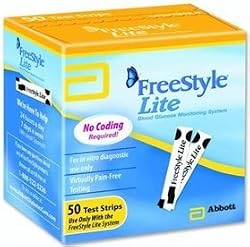 Abbott FreeStyle Lite Test Strips, 50 ct.
