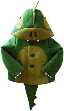 Little Goodall Child's Cheeky Green Dinosaur Coat