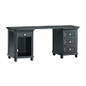 Longstreet Office Desk with 4 Drawers - Black