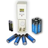 Compact Battery Charger can charge 4 AA or 4 AAA batteries w/ 8 Premium 2700 MAH rechargeable batteries & (2) Heavy Duty Powerex AAA 1000 mAh Rechargeable NiMH
