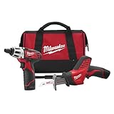 Milwaukee 2490-22 12-Volt Compact Drill and Hackzall Saw Combo Kit