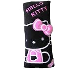 HELLO KITTY Fourreau pour ceinture de sécurité - noir (077403)