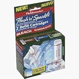 Fluidmaster 8302P8 Flush 'N' Sparkle 2 Refill Bleach Cartridge