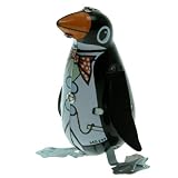 Pingouin qui danse Jouet mécanique en Tôle à Clé dit jouet ancien