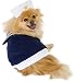 2Pc Sailor Pup, Includes Sweatshirt With Velcro Closure, Matching Hat (Blue/White;X-Small)