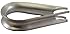Loos Cableware AN100-C4 Stainless Steel Thimble for 3/32" and 1/8" Diameter Wire Rope (10 Piece)