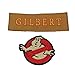 GHOSTBUSTERS III New Movie Characters Set of 2 Iron-On/Sew On PATCHES (GILBERT)