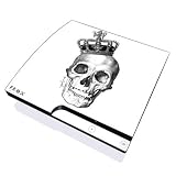 Skull King Design Skin Decal Sticker for the PS3 Slim