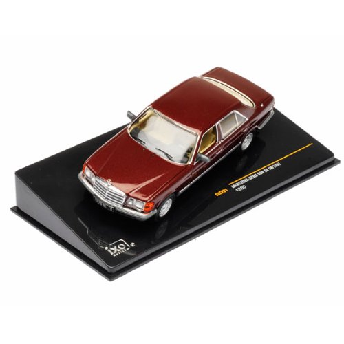 IXO 1/43 メルセデス ベンツ 500SE 1980 ボルドー/グレー