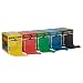 Cando 10-5228 5 Piece Yellow/Black Exercise Band Set, Low Powder, 50 yd Length