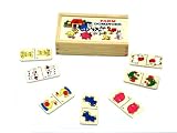 Enlarge toy image: Wooden Farm Dominoes - toddler baby activity product