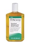 GOJO PROVON ENRICHED SHAMPOO FOR BODY & HAIR 12 oz Shampoo Squeeze Bottle, Yellow, 12/cs