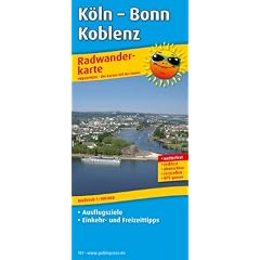 Radwanderkarte K�ln - Bonn - Koblenz: Mit Ausflugszielen, Einkehr- & Freizeittipps, wetterfest, reissfest, abwischbar, GPS-genau. 1:100000