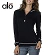 alo - Long Sleeve Half Zip Hoodie (W3002)