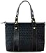 Fendi Black Zucchino Canvas and Leather Large Shopping Tote 8BH179-TN9-F0WN1